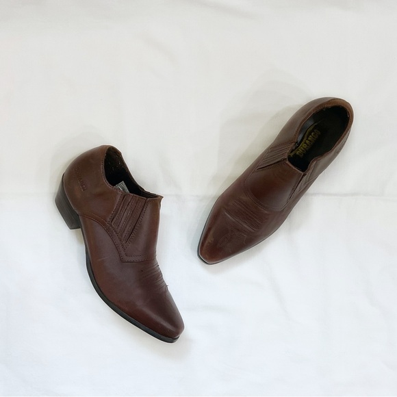 Durango Western Leather Ankle Boots - Picture 1 of 7